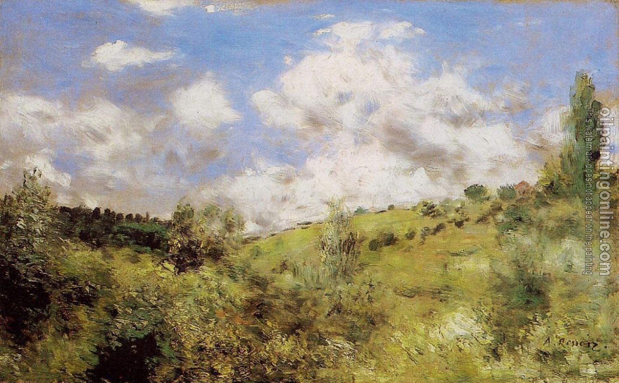 Renoir, Pierre Auguste - Strong Wind